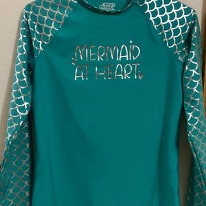 Mermaid at Heart rash guard/surf shirt